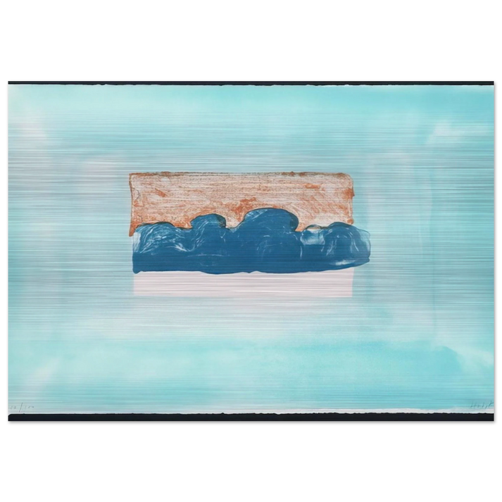 Untitled - 1976 - Howard Hodgkin Brushed Aluminum Print - 70x100 cm / 28x40 inches | Howard Hodgkin Aluminum Print | Howard Hodgkin Prints