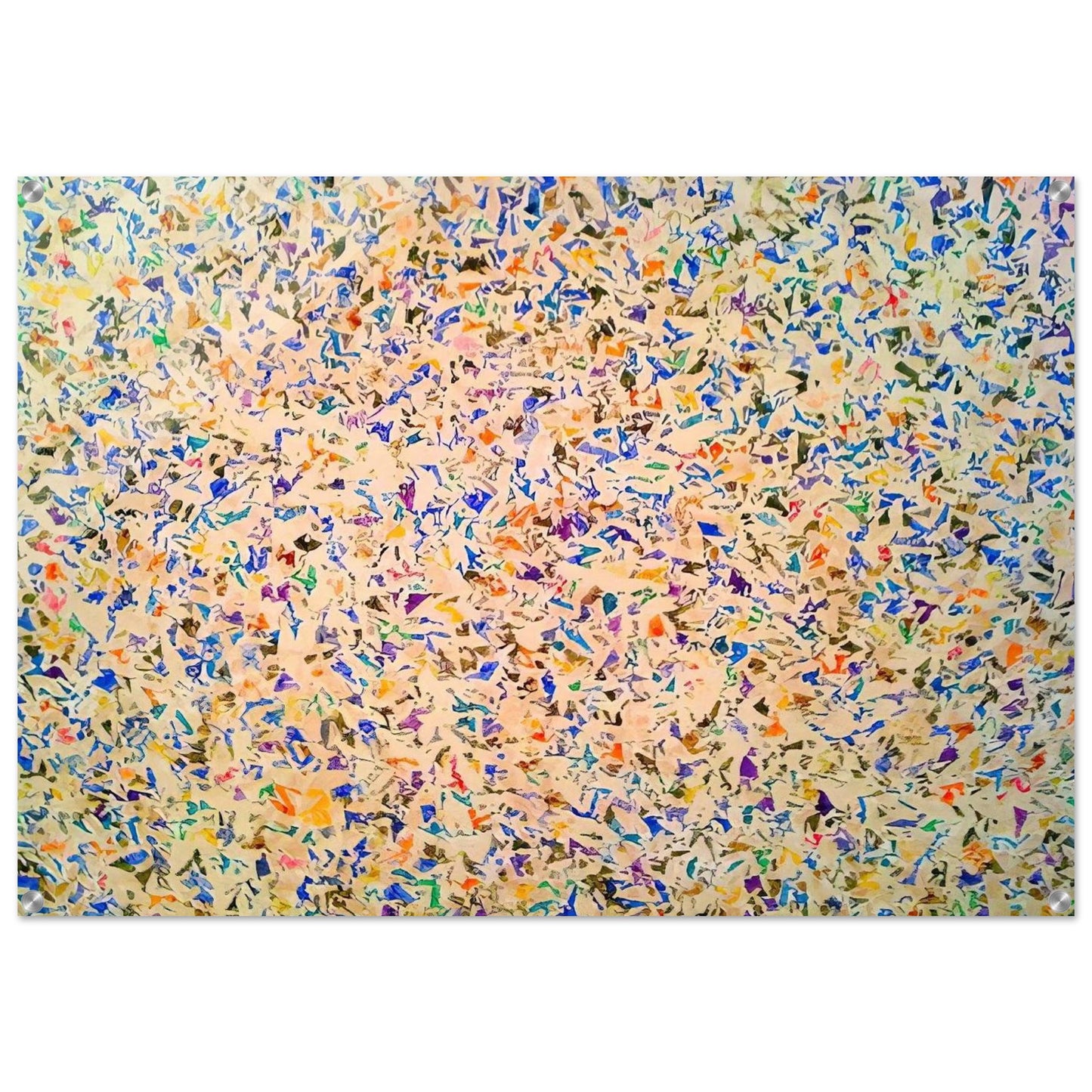 Untitled Suite 'Blancs' - 1973 - Simon Hantai Acrylic Print - 70x100 cm / 28x40″ inches