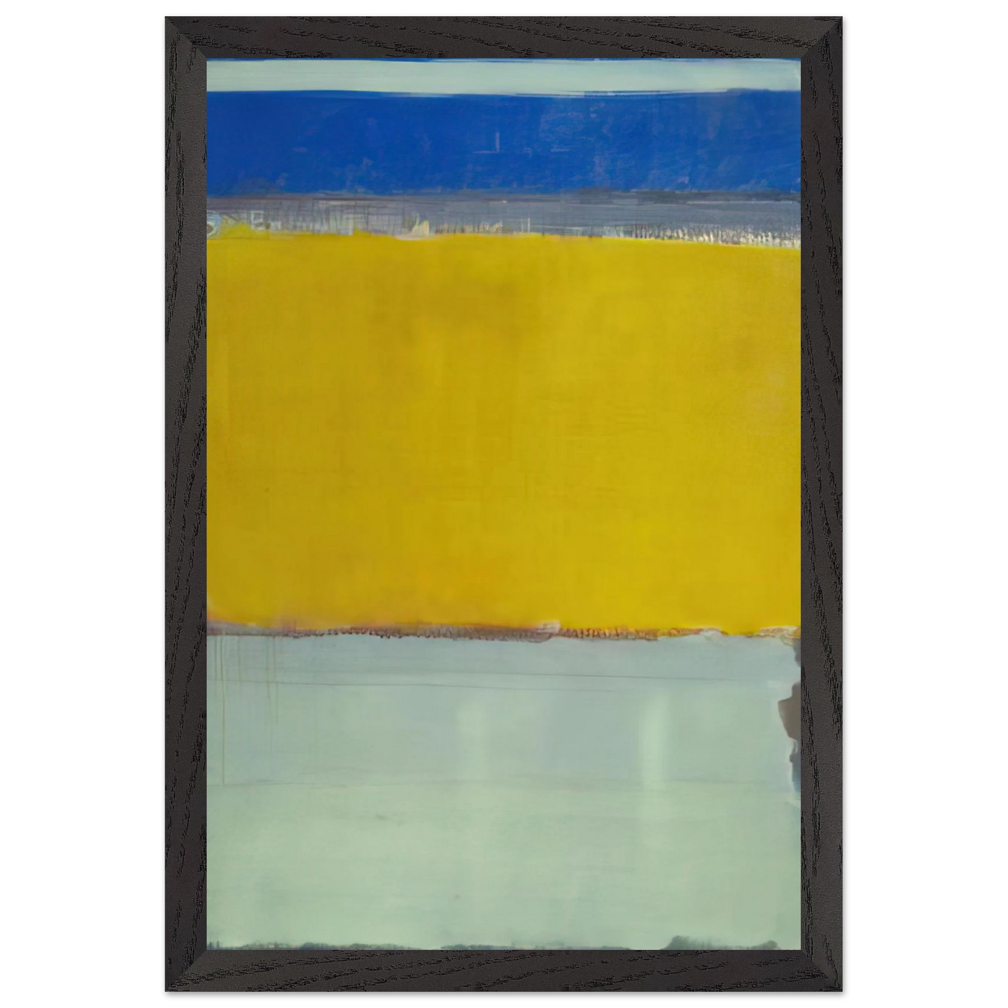 Mark Rothko - No.10 - 1950 Wall Art - 30x40 cm / 12x16 inches - Premium Wooden Framed Poster With Fine Art Paper-canvas - White frame
