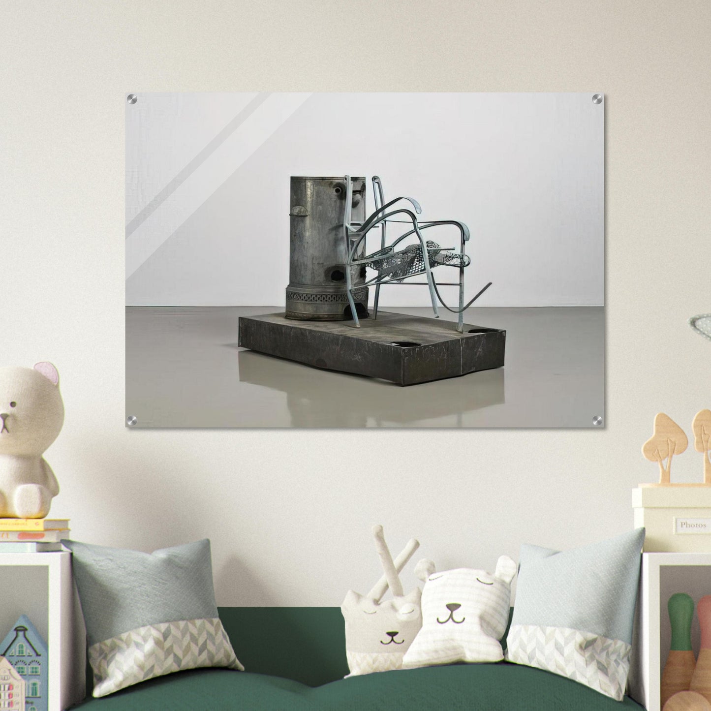 NILE THRONE GLUT 1992 - Robert Rauschenberg Acrylic Print - 70x100 cm / 28x40″ inches