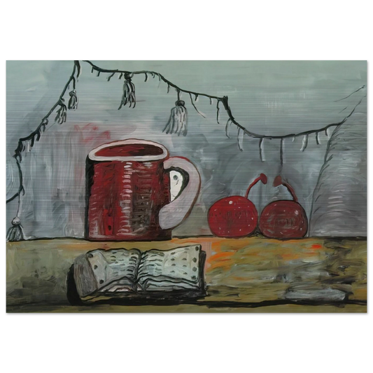 CURTAIN - Philip Guston Brushed Aluminum Print - 70x100 cm / 28x40 inches | Philip Guston Aluminum Print | Philip Guston Prints