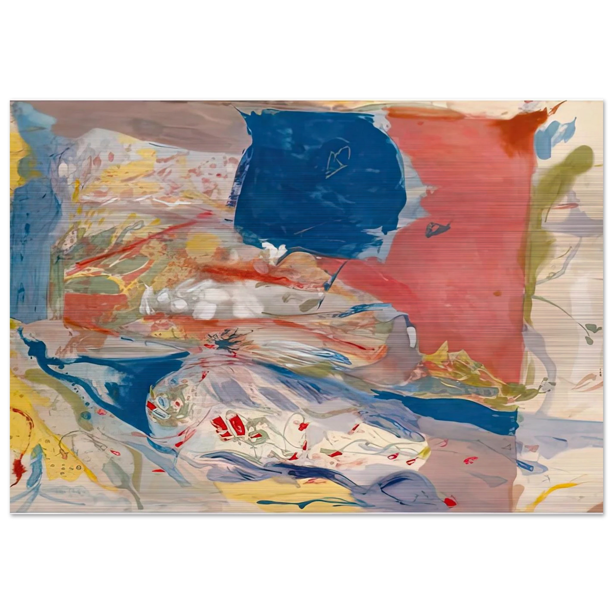 Lorelei, 1957- - Helen Frankenthaler Brushed Aluminum Print - 70x100 cm / 28x40 inches | Helen Frankenthaler Aluminum Print | Helen Frankenthaler Prints