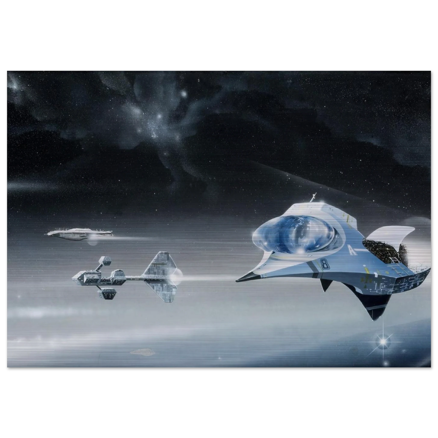 Chris Foss - Chris Foss Brushed Aluminum Print - 70x100 cm / 28x40 inches | Chris Foss Aluminum Print | Chris Foss Prints