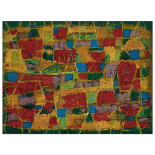 Alfred Manessier - Champs de blÃƒÂ© - 1949  75x100 cm / 30x40inches Fine Art Poster