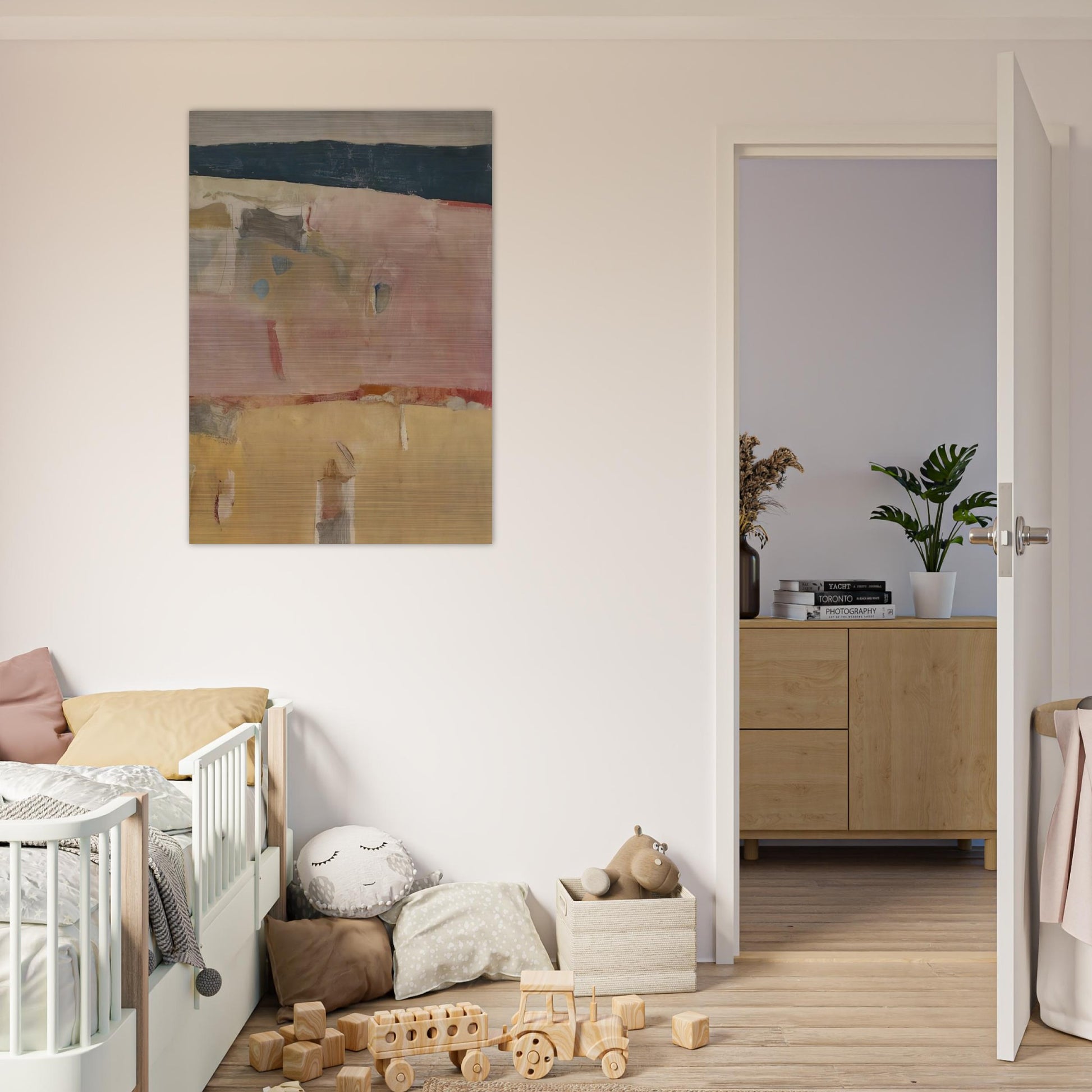 Albuquerque #11 - Richard Diebenkorn Brushed Aluminum Print - 70x100 cm / 28x40 inches | Richard Diebenkorn Aluminum Print | Richard Diebenkorn Prints