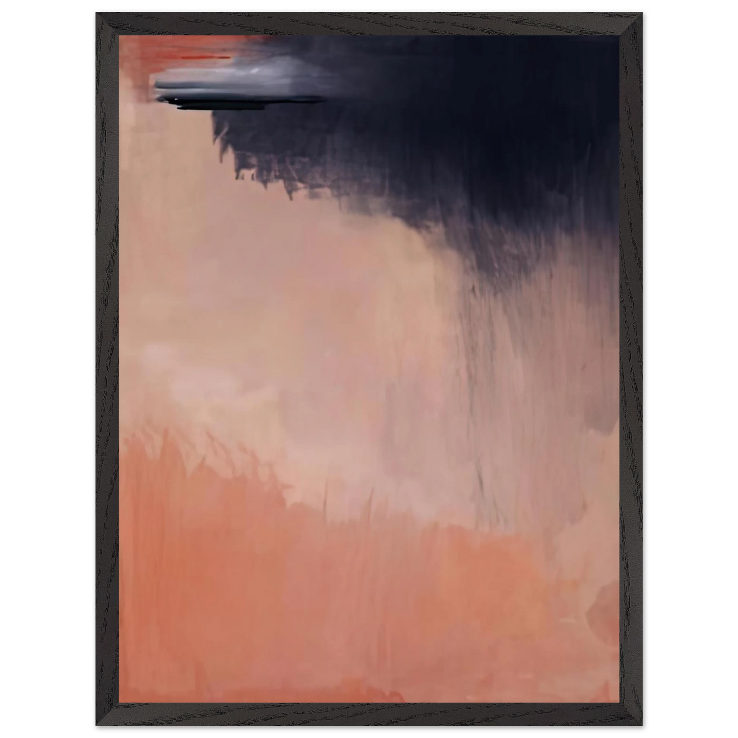 Helen Frankenthaler - Cloud Burst, 2002- Wall Art - 60x80 cm / 24x32 inches - Premium Wooden Framed Poster With Fine Art Paper-canvas - Black frame