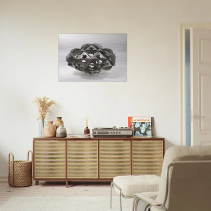 Aconà Biconbì - 1965 - Bruno Munari Brushed Aluminum Print - 70x100 cm / 28x40 inches | Bruno Munari Aluminum Print | Bruno Munari Prints