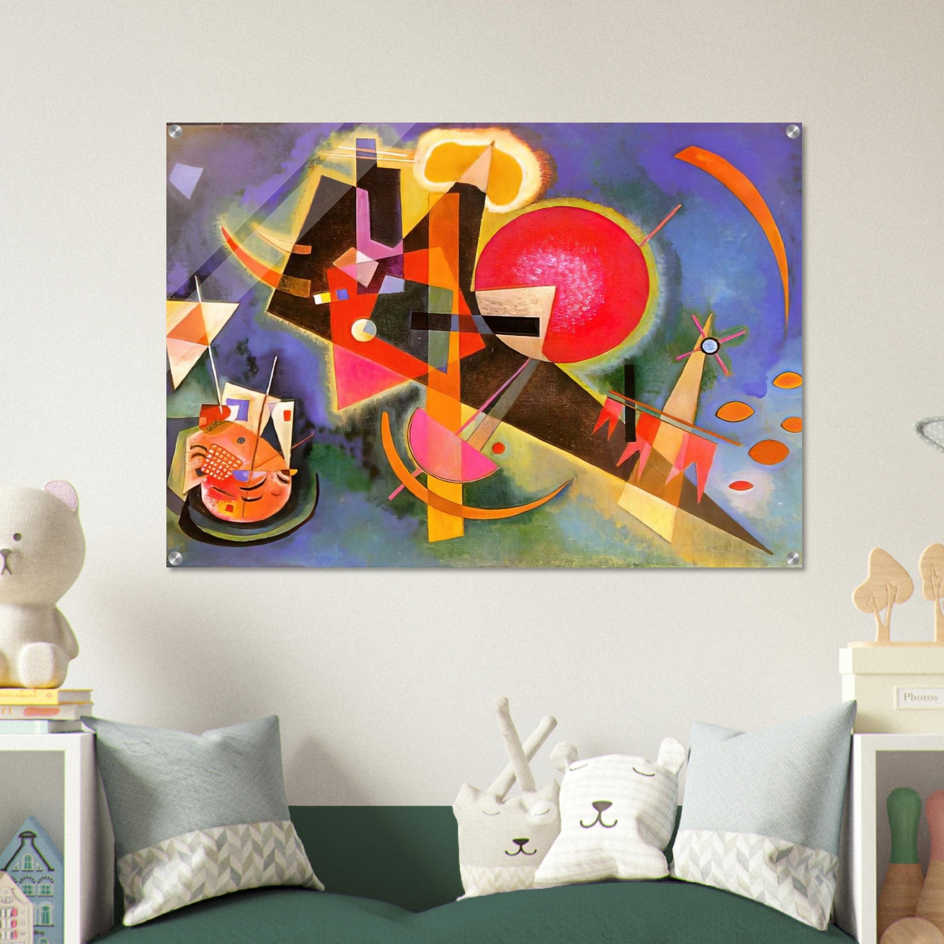 IN BLUE 1925 - Wassily Kandinsky Acrylic Print - 70x100 cm / 28x40″ inches | Wassily Kandinsky Wall Art | Wassily Kandinsky Prints