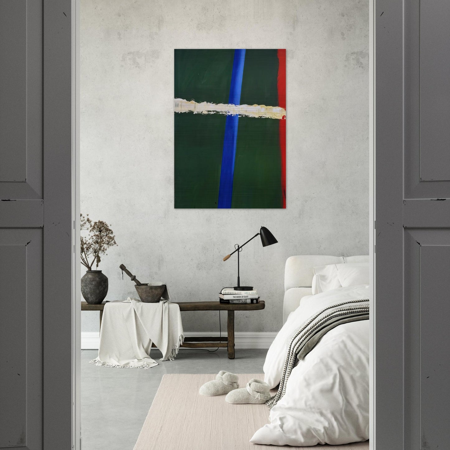 Steek 1 - 2005 - Raoul De Keyser Brushed Aluminum Print - 70x100 cm / 28x40 inches | Raoul De Keyser Aluminum Print | Raoul De Keyser Prints