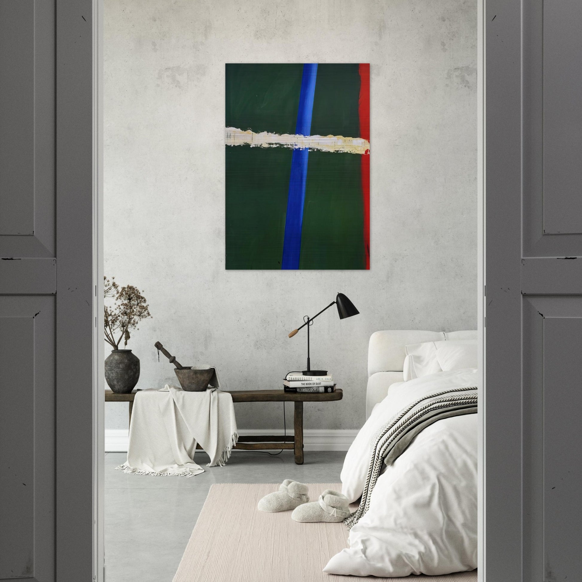 Steek 1 - 2005 - Raoul De Keyser Brushed Aluminum Print - 70x100 cm / 28x40 inches | Raoul De Keyser Aluminum Print | Raoul De Keyser Prints