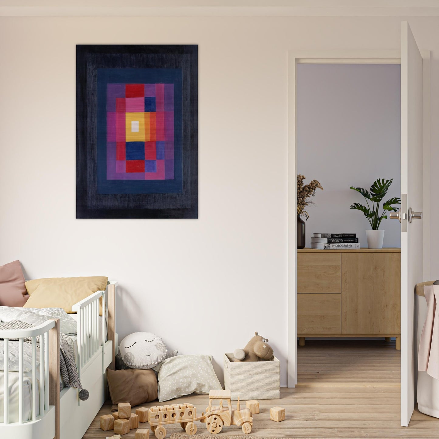 Education - 1966 - Johannes Itten Brushed Aluminum Print - 70x100 cm / 28x40 inches | Johannes Itten Aluminum Print | Johannes Itten Prints