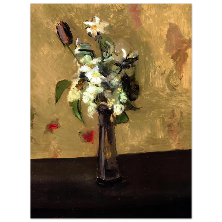 Henri Matisse - BOUQUET OF FLOWERS IN A CRYSTAL VASE 1902  75x100 cm / 30x40inches Fine Art Poster