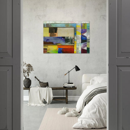 Time Before History - Sam Gilliam Brushed Aluminum Print - 70x100 cm / 28x40 inches | Sam Gilliam Aluminum Print | Sam Gilliam Prints