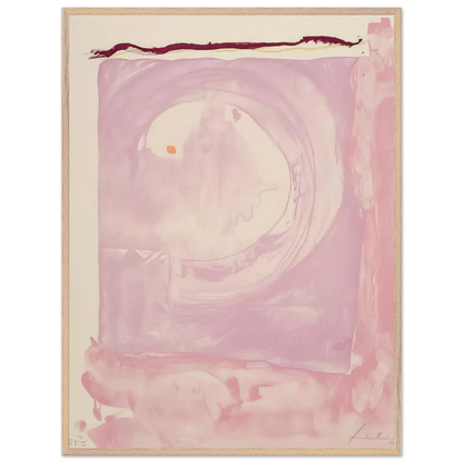 Helen Frankenthaler - Reflections IX - 1995 Wall art - 45x60 cm / 18x24 inches - Premium Wooden Framed Poster With Fine Art Paper - Black frame