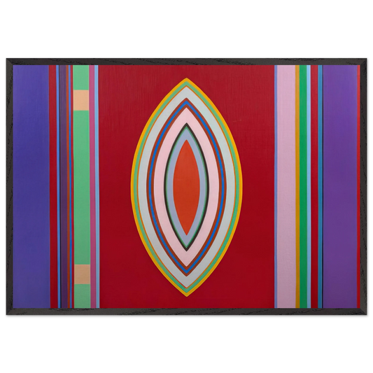 Sidon No 3 - 1965 - John Ferren 70x100 cm / 28x40 inches Framed Art Print – Black Wooden Frame