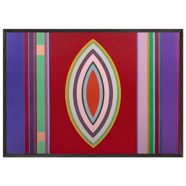 Sidon No 3 - 1965 - John Ferren 70x100 cm / 28x40 inches Framed Art Print – Black Wooden Frame