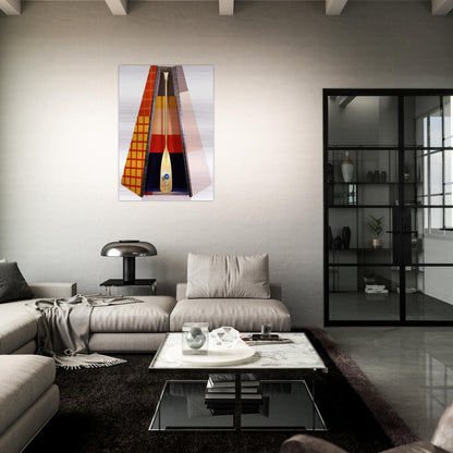 PUBLICON STATION I 1978 - Robert Rauschenberg Brushed Aluminum Print - 70x100 cm / 28x40 inches | Robert Rauschenberg Aluminum Print | Robert Rauschenberg Prints