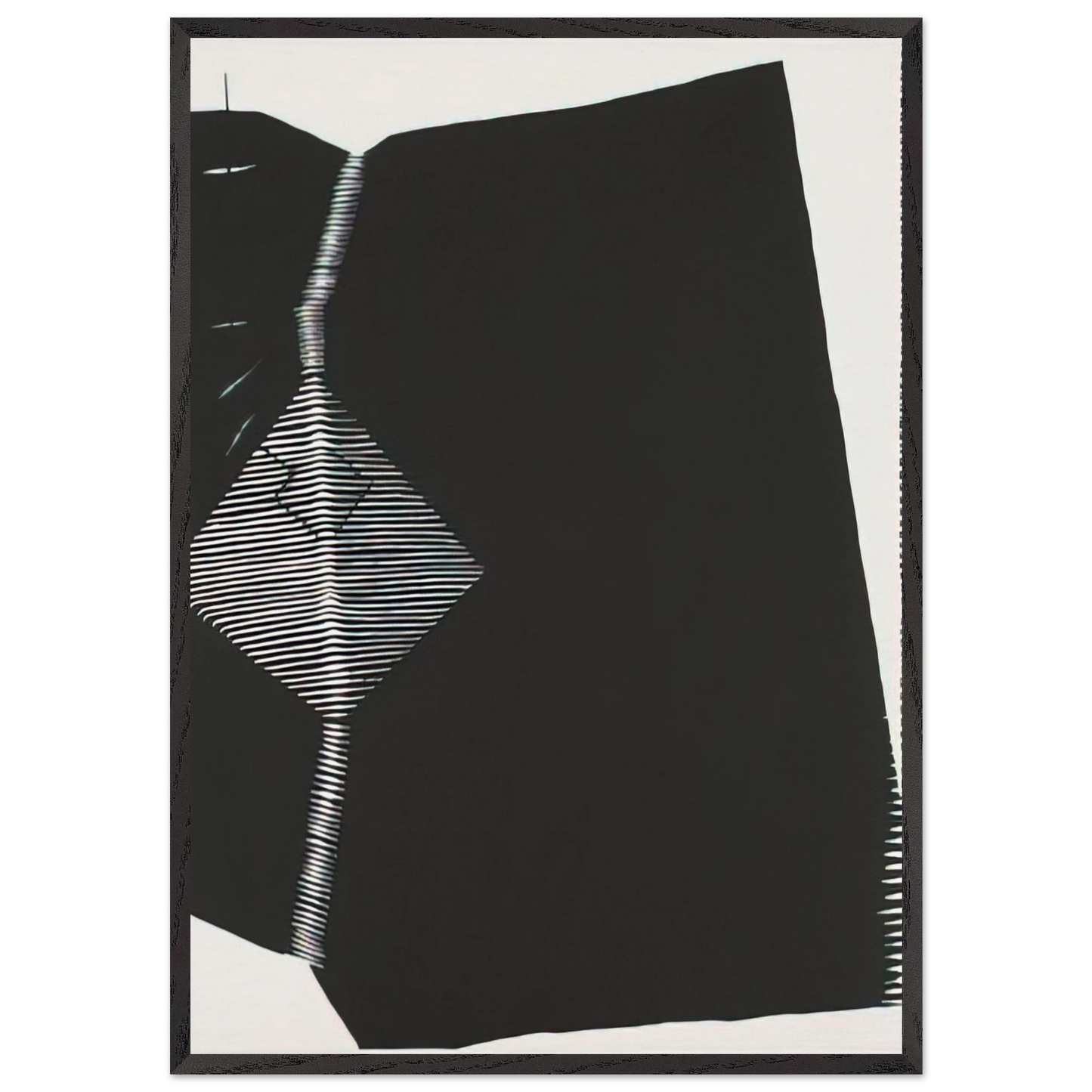 Untitled - 1966 N3 - Gego 70x100 cm / 28x40 inches Framed Art Print – Black Wooden Frame