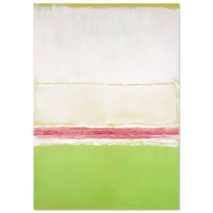 Mark Rothko - No. 2 No. 7 and No. 2 - 1951 Wall Art - 21x29.7 cm / 8x12" - Premium Wooden Framed Poster With Fine Art Paper - Wood frame