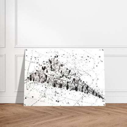 Untitled  .213 SF240  - Sam Francis Acrylic Print - 70x100 cm / 28x40″ inches | Sam Francis Wall Art | Sam Francis Prints
