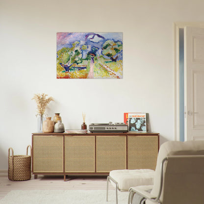 PROMENADE DES OLIVIERS 1905 - Henri Matisse Brushed Aluminum Print - 70x100 cm / 28x40 inches | Henri Matisse Aluminum Print | Henri Matisse Prints