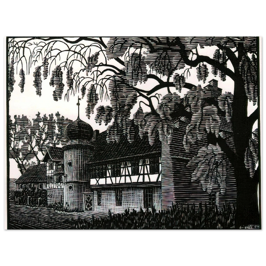 MC Escher - ESCHER (12) Wall Art - 21x29.7 cm / 8x12" - Fine Art Poster-canvas - -