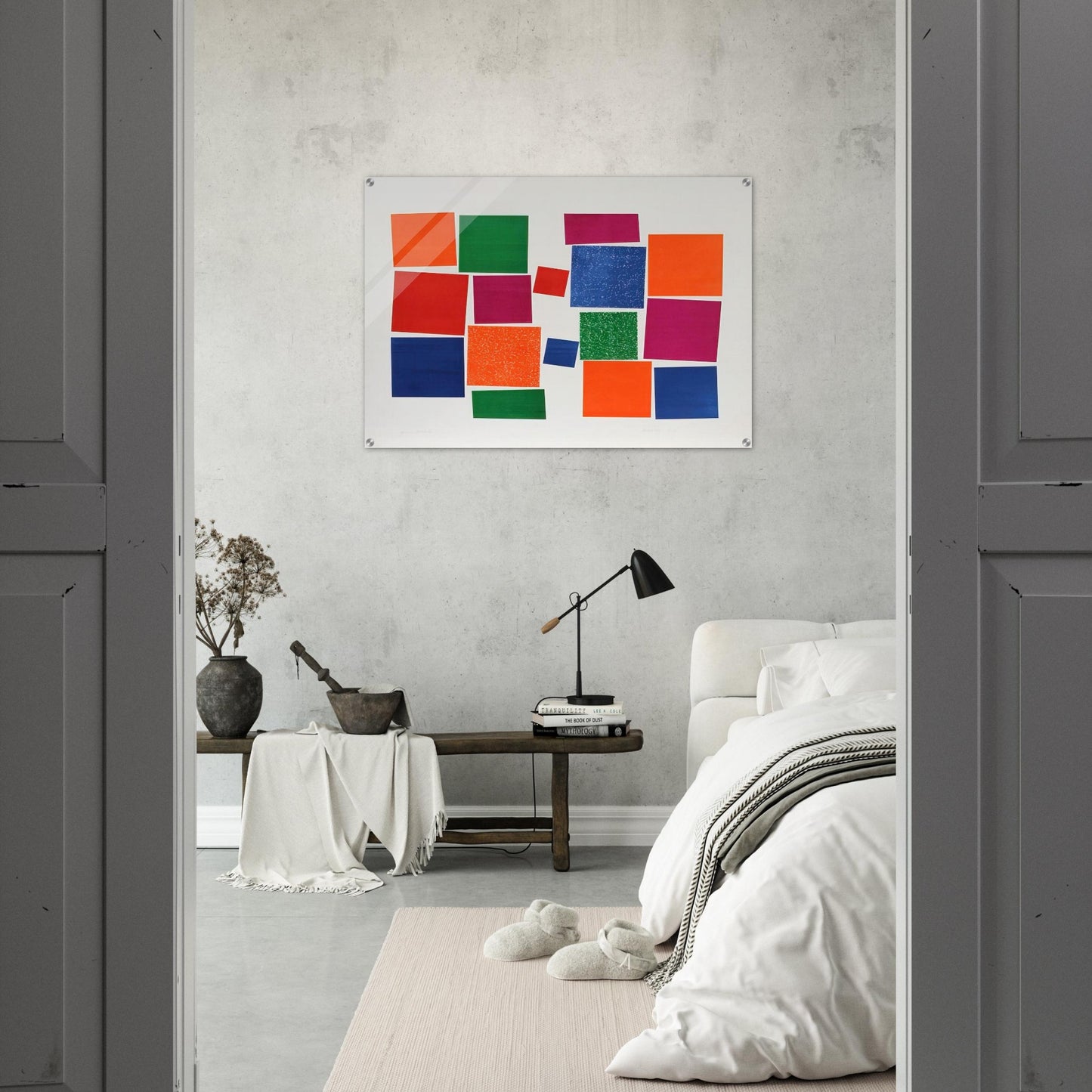 Untitled V - 1967 - Piero Dorazio Acrylic Print - 70x100 cm / 28x40″ inches