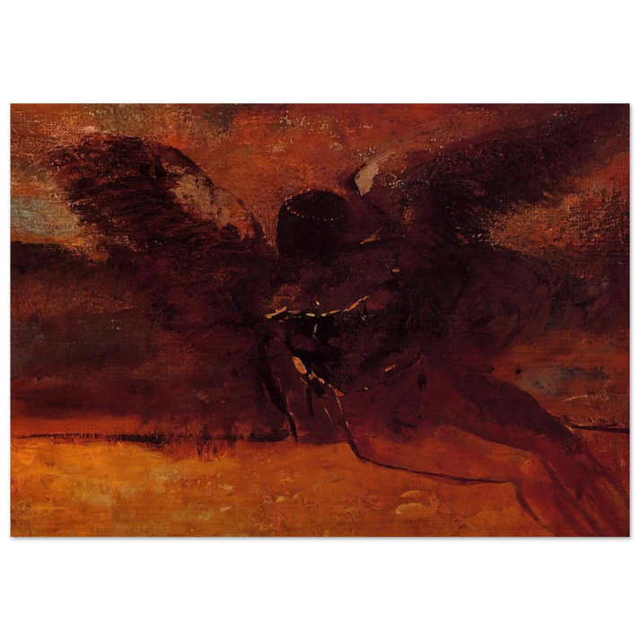 The Fall of Icarus - 1958 - Pablo Picasso Brushed Aluminum Print - 70x100 cm / 28x40 inches | Pablo Picasso Aluminum Print | Pablo Picasso Prints