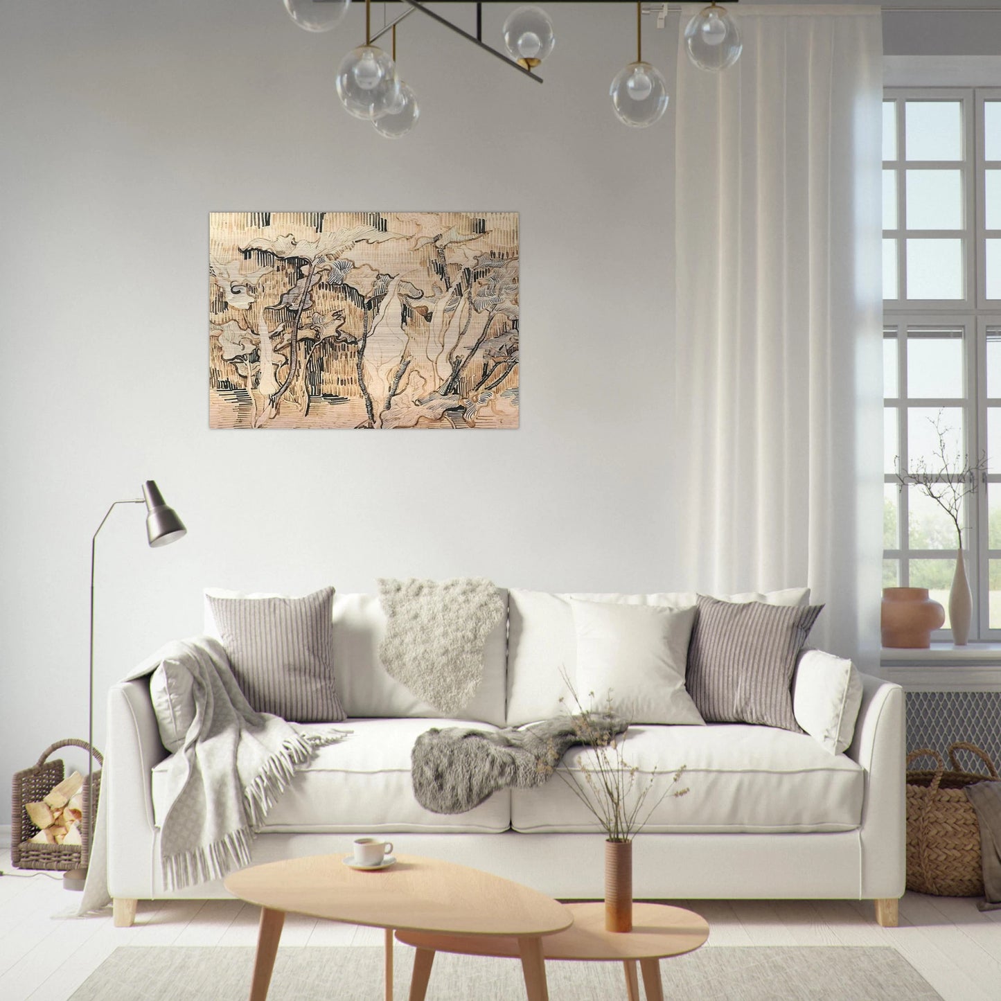 Arums - Vincent van Gogh Brushed Aluminum Print - 70x100 cm / 28x40 inches | Vincent van Gogh Aluminum Print | Vincent van Gogh Prints