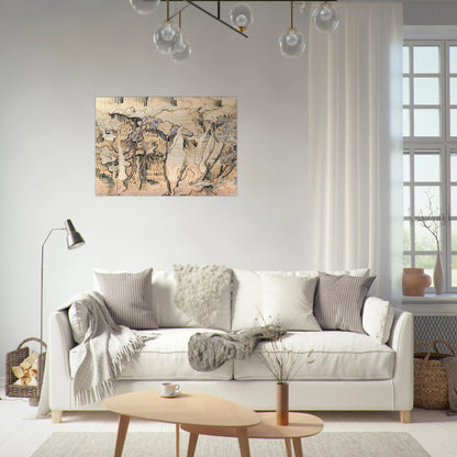 Arums - Vincent van Gogh Brushed Aluminum Print - 70x100 cm / 28x40 inches | Vincent van Gogh Aluminum Print | Vincent van Gogh Prints