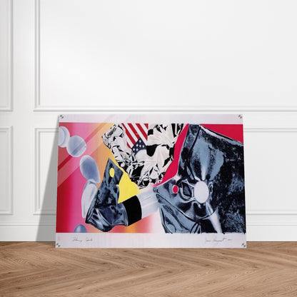 Flamingo Capsule - James Rosenquist Acrylic Print - 70x100 cm / 28x40″ inches