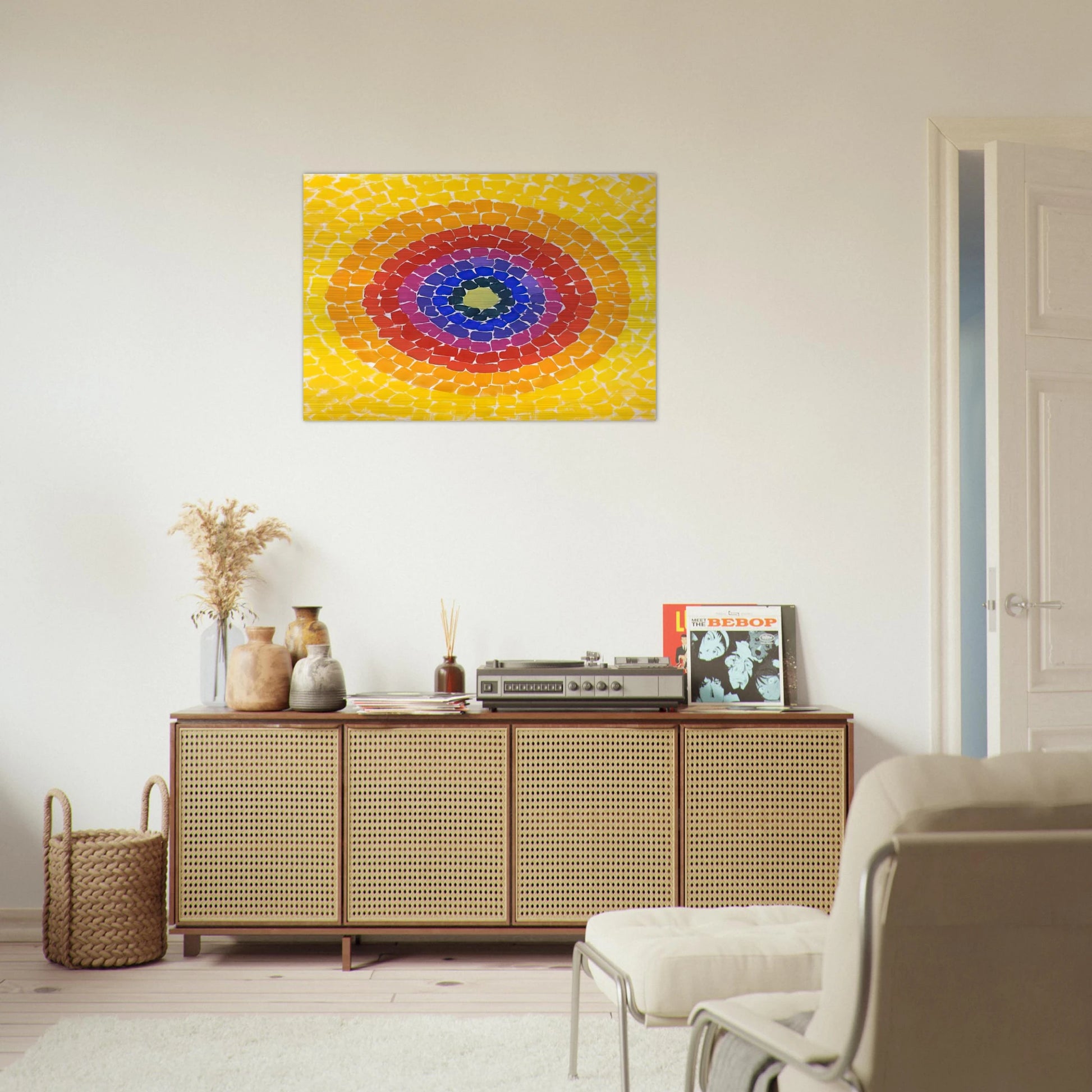 RESSURECTION 1966 - Alma Woodsey Thomas Brushed Aluminum Print - 70x100 cm / 28x40 inches | Alma Woodsey Thomas Aluminum Print | Alma Woodsey Thomas Prints