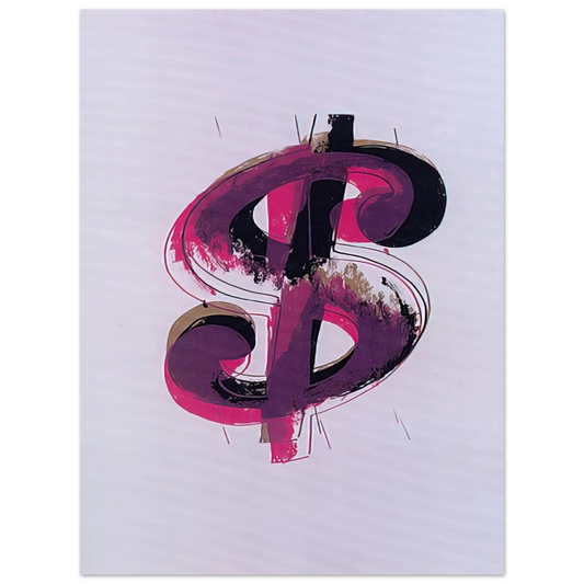 Andy Warhol - Paper Dollar Fine Art Poster