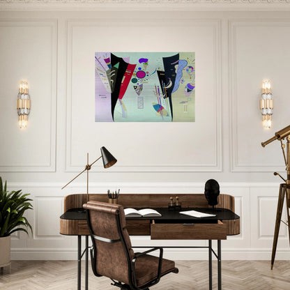 RECIPROCAL ACCORDS 1942 - Wassily Kandinsky Brushed Aluminum Print - 70x100 cm / 28x40 inches | Wassily Kandinsky Aluminum Print | Wassily Kandinsky Prints