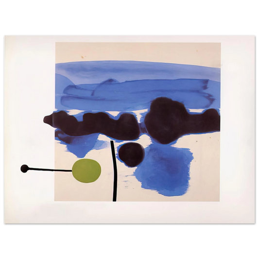 Victor Pasmore - The Passion Flower - 1986  75x100 cm / 30x40inches Fine Art Poster