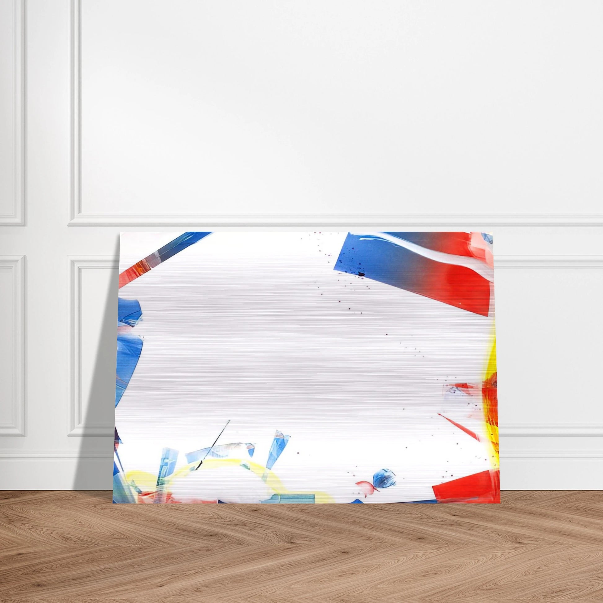 Untitled  SFM66-04  - Sam Francis Brushed Aluminum Print - 70x100 cm / 28x40 inches | Sam Francis Aluminum Print | Sam Francis Prints