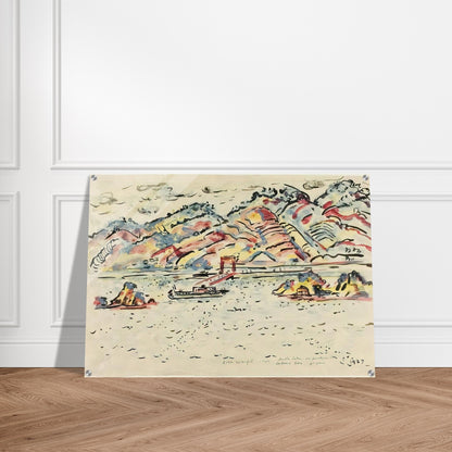INLAND SEA JAPAN 1967 - Ivan Albright Acrylic Print - 70x100 cm / 28x40″ inches