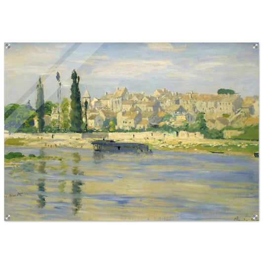 Carrieres-Saint-Denis - claude monet Acrylic Print - 70x100 cm / 28x40″ inches | claude monet Wall Art | claude monet Prints