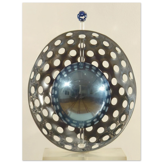 Gyula Kosice - Perforaciones con reflexion - 1967  75x100 cm / 30x40inches Fine Art Poster