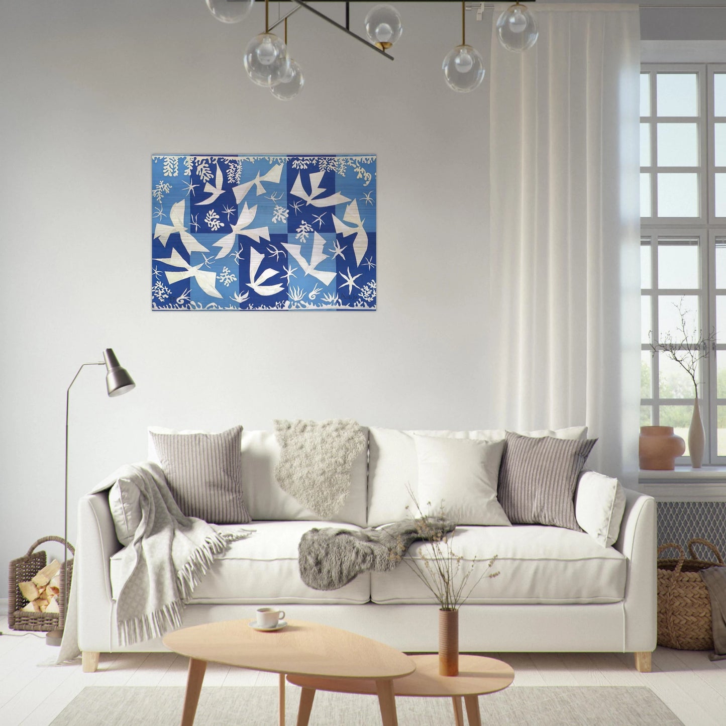 POLYNESIA THE SKY 1946 - Henri Matisse Brushed Aluminum Print - 70x100 cm / 28x40 inches | Henri Matisse Aluminum Print | Henri Matisse Prints