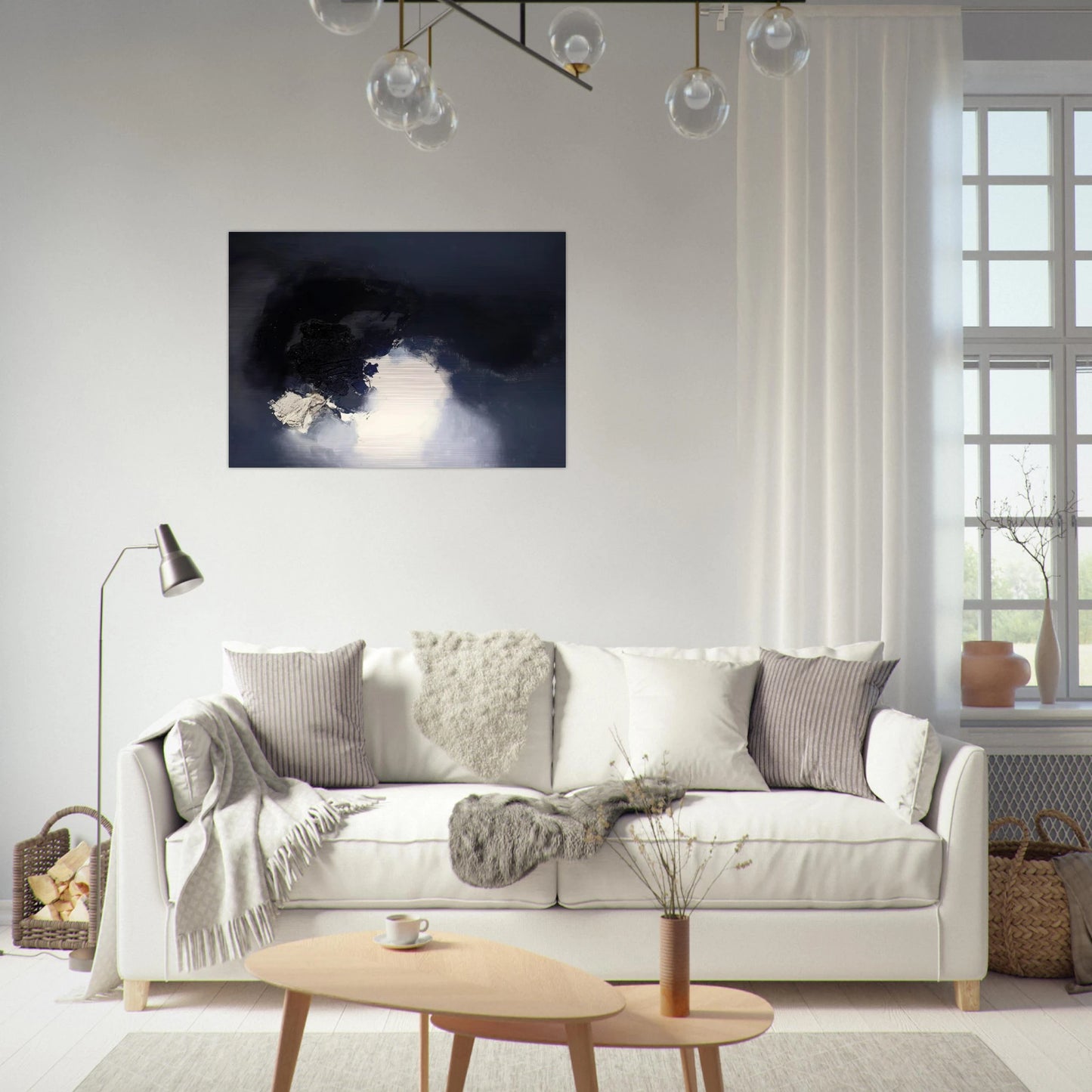 PAINTING 139 - Luis Feito Brushed Aluminum Print - 70x100 cm / 28x40 inches | Luis Feito Aluminum Print | Luis Feito Prints