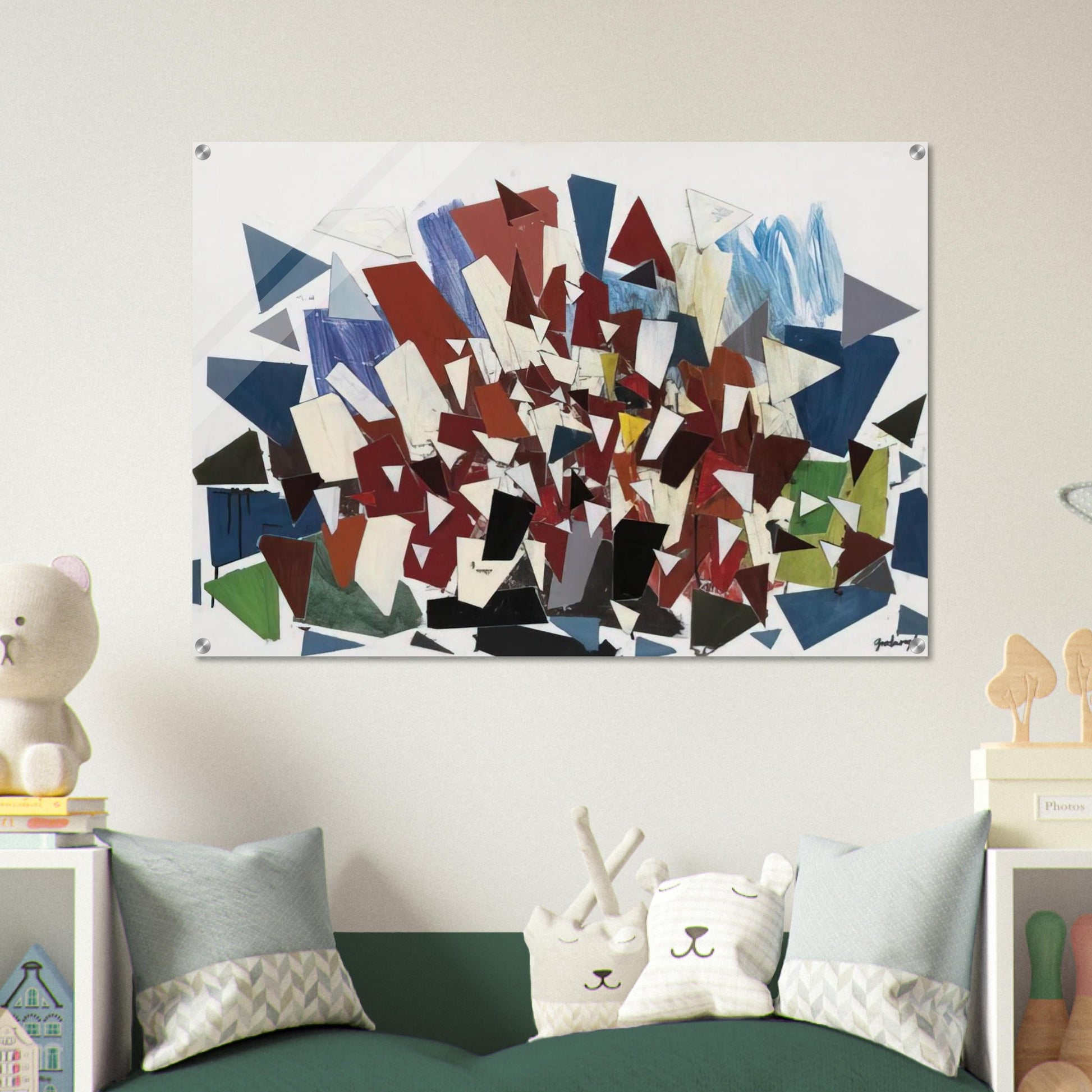 7--7--N - 1992 - Robert Goodnough Acrylic Print - 70x100 cm / 28x40″ inches