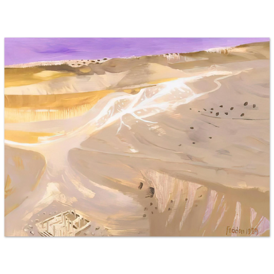 Mary Fedden - Desert - 1989  75x100 cm / 30x40inches Fine Art Poster