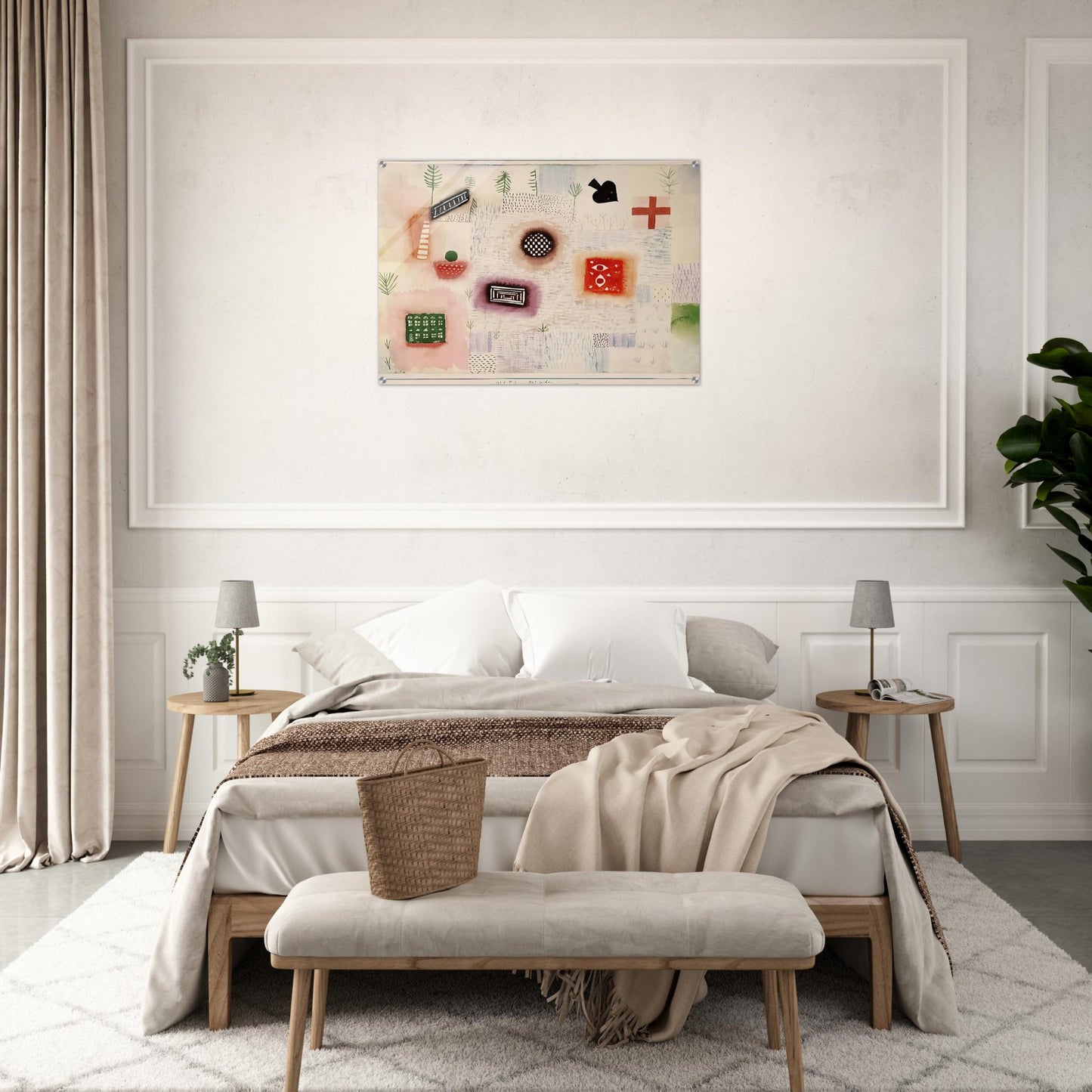 PLACE SIGNS 1926 - Paul Klee Acrylic Print - 70x100 cm / 28x40″ inches | Paul Klee Wall Art | Paul Klee Prints