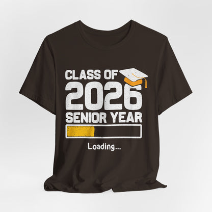 T-shirt de l'année de terminale 2026, T-shirt de graduation, Cadeau de graduation unisexe, Vêtements pour lycéens en terminale, T-shirt pour étudiants en route vers le collège