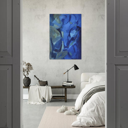 THE STORMY SEA 1958 - Alma Woodsey Thomas Brushed Aluminum Print - 70x100 cm / 28x40 inches | Alma Woodsey Thomas Aluminum Print | Alma Woodsey Thomas Prints