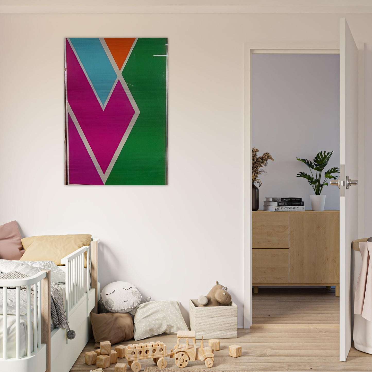Westbury - 1970 - Larry Zox Brushed Aluminum Print - 70x100 cm / 28x40 inches | Larry Zox Aluminum Print | Larry Zox Prints