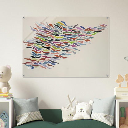 Variables with Color - Post-Painterly Abstraction - Robert Goodnough Acrylic Print - 70x100 cm / 28x40″ inches