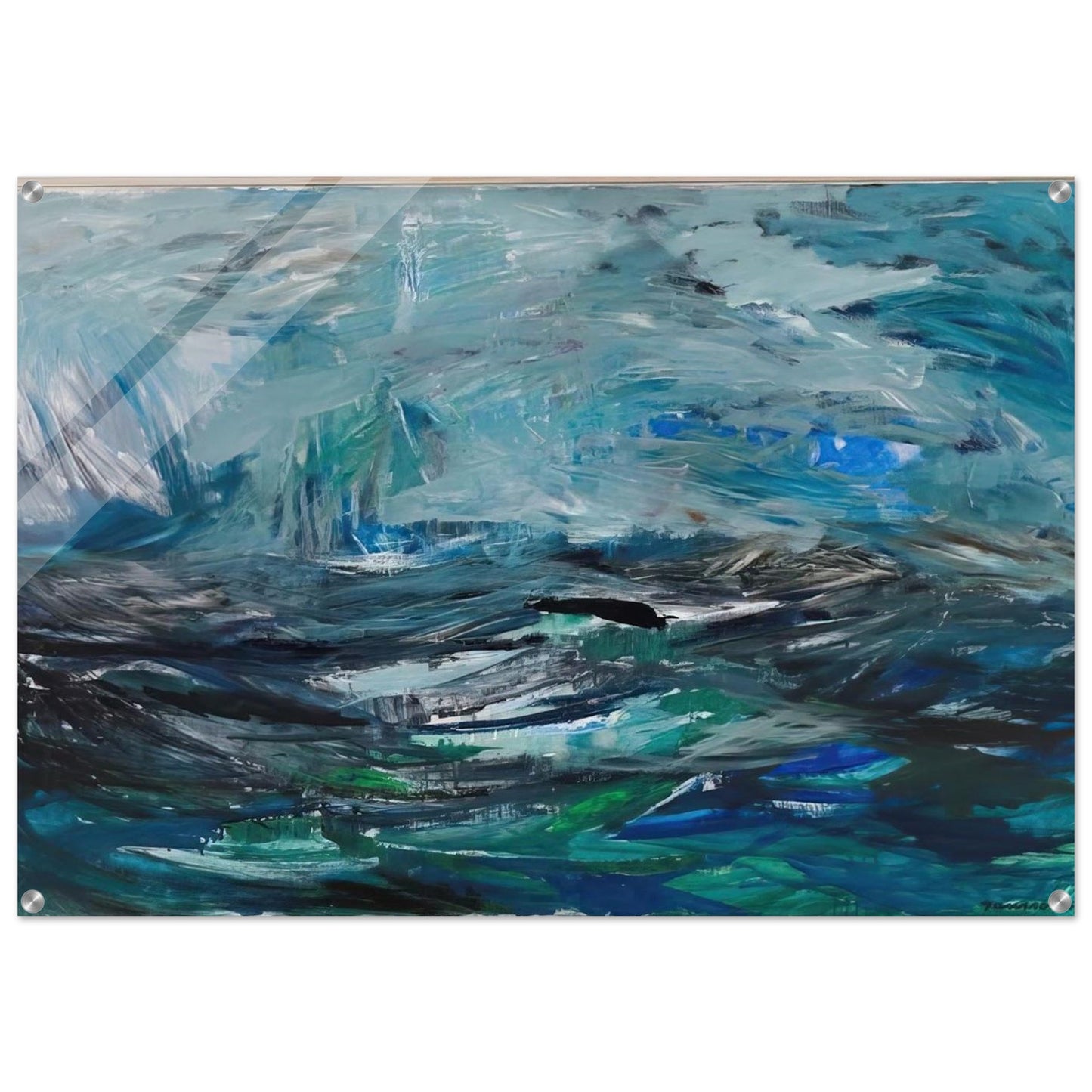 Abstract Sea - 1963 - Tove Jansson Acrylic Print - 70x100 cm / 28x40″ inches