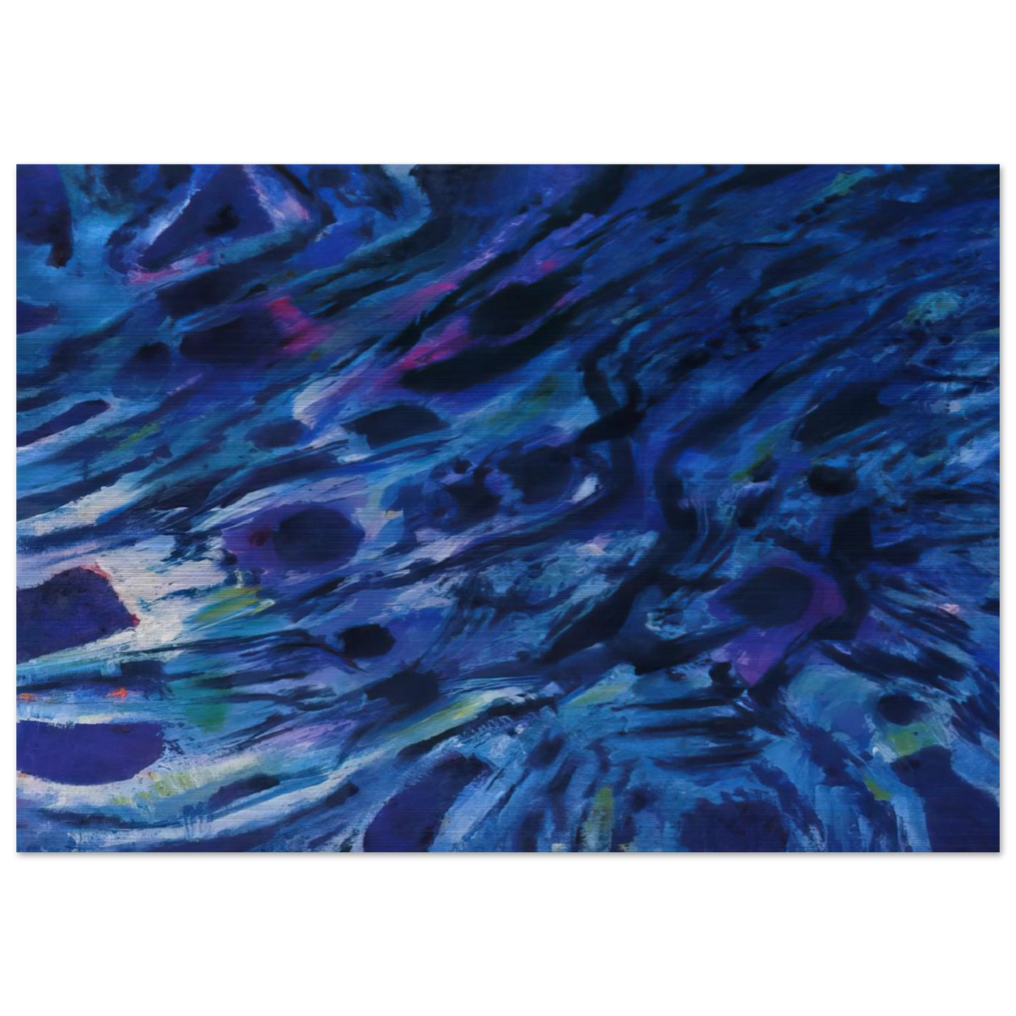 Eaux vives - 1979 - Alfred Manessier Brushed Aluminum Print - 70x100 cm / 28x40 inches | Alfred Manessier Aluminum Print | Alfred Manessier Prints